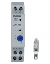 LUNA 108 AL, Сумеречный выключатель Theben с датчиком освещенности наружной установки (арт. 1080710)